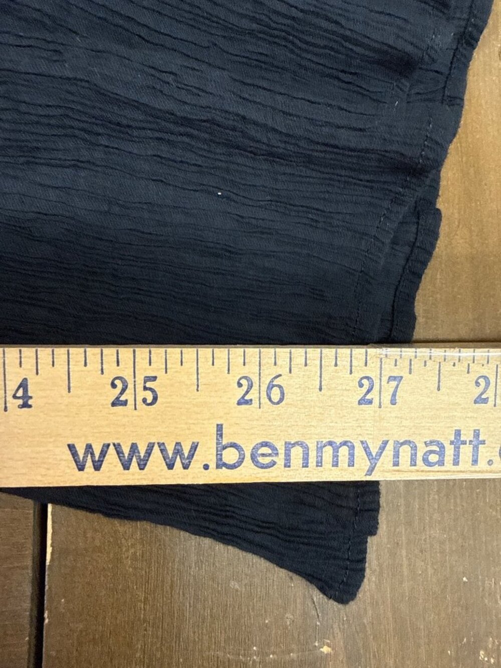 Abercrombie & Fitch Black Crinkle Wide-Leg Pants Size S - Picture 6 of 6